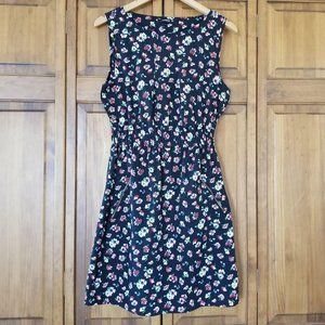 Indulge Women's Juniors Casual Floral Pullover Dress